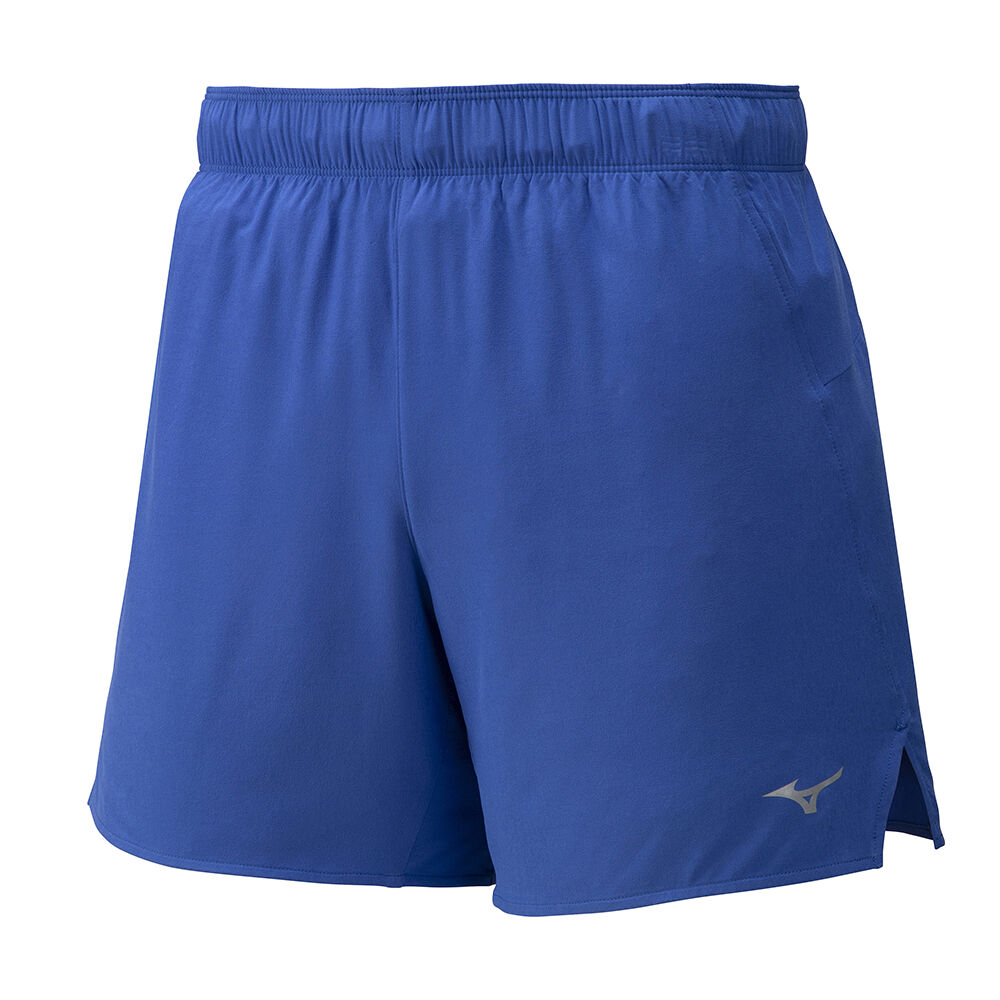 Mens Mizuno Alpha 5.5 Running Shorts Blue Philippines (BJLANT475)